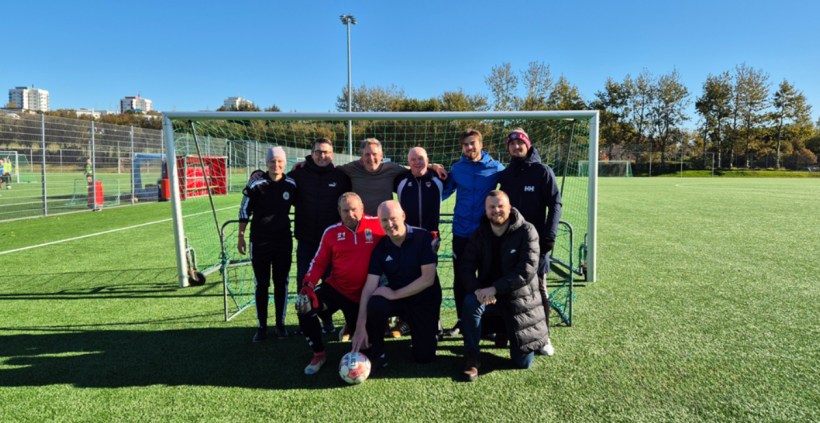 Latvijas Futbola federācijas pārstāvji Islandē