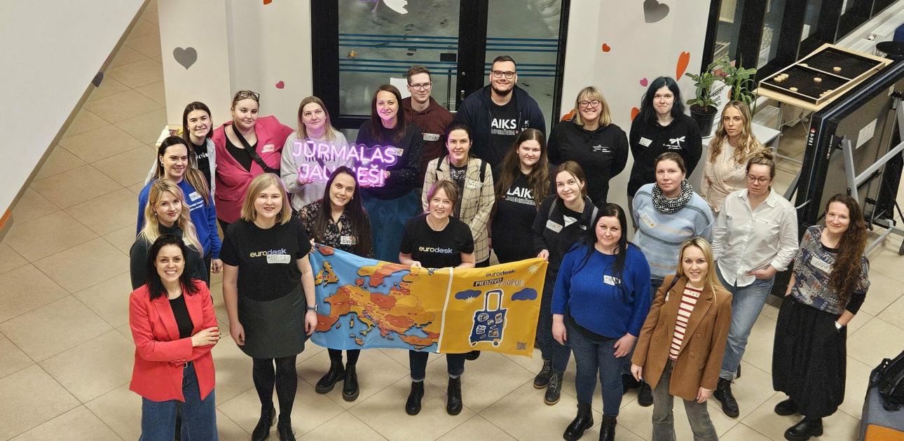 Eurodesk mācībās tiekas jaunatnes darbinieki no 20 organizācijām