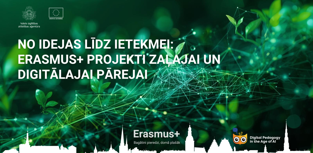 starptautisks seminārs, Erasmus+ zaļā un digitālā pāreja