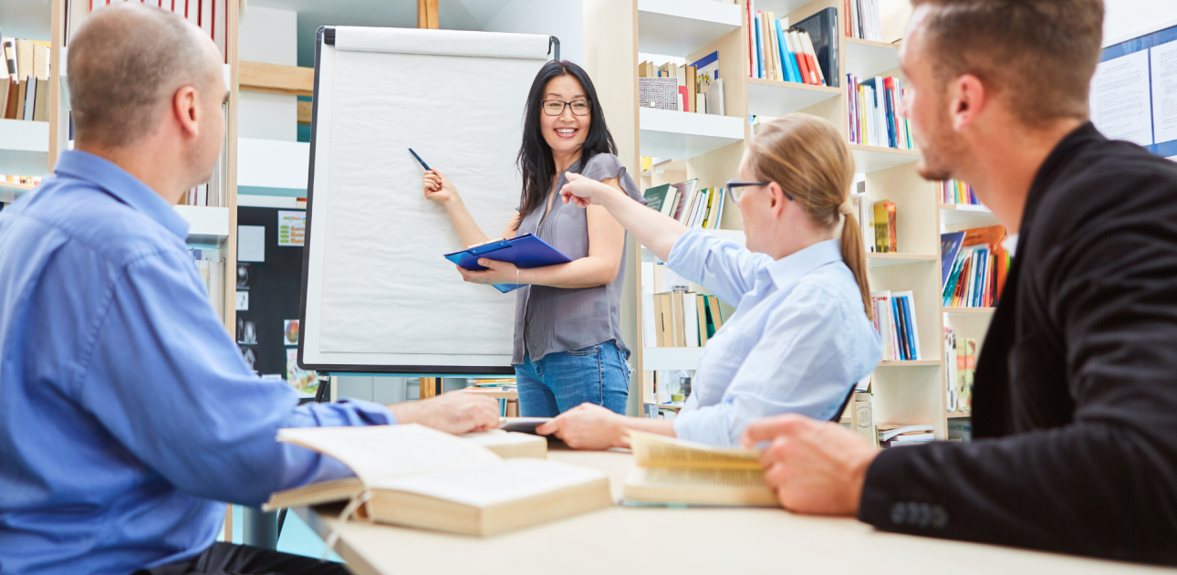 Pieaugušie mācās, bibliotēka