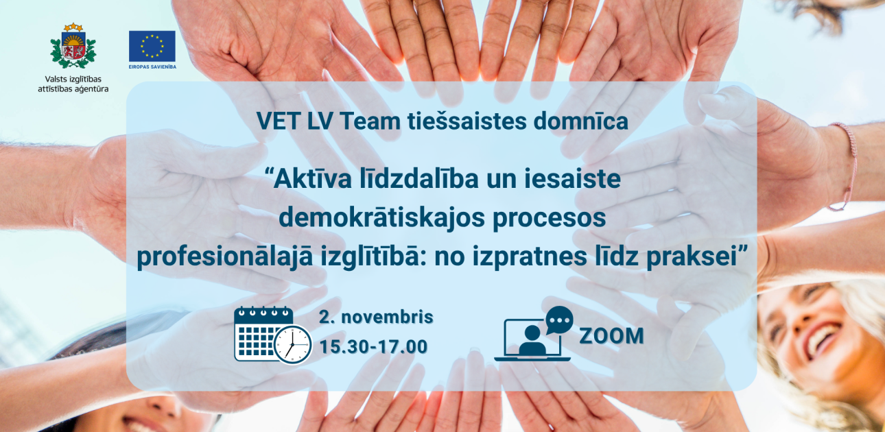 Aicinām piedalīties otrajā ā par aktīvu līdzdalību demokrātiskajos procesos profesionālajā izglītībā