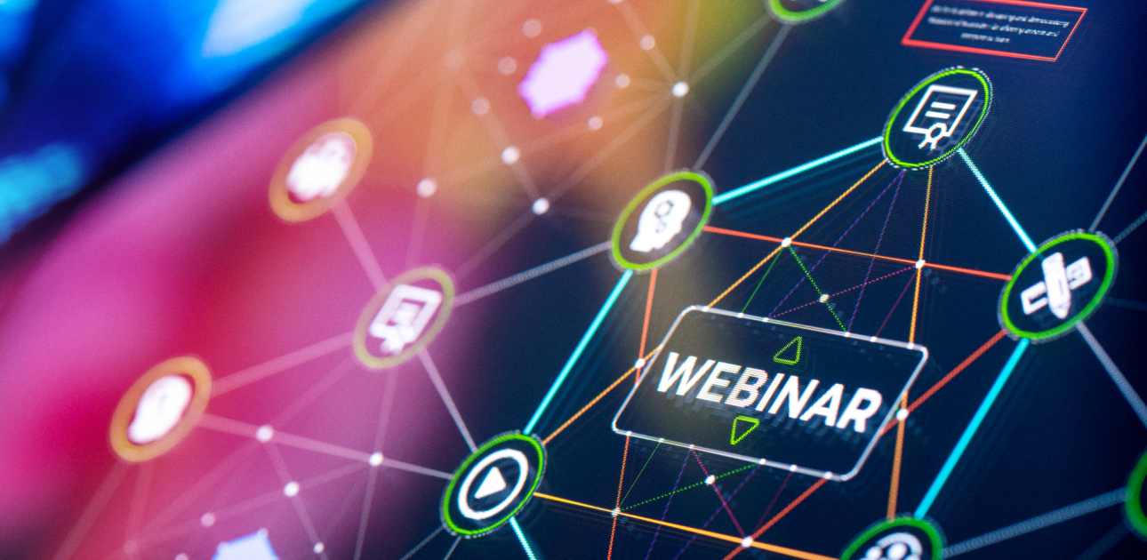 Krāsains fons, digitālas ikonas, vebinārs