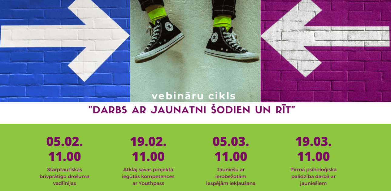 Notiks vebināru cikls “Darbs ar jaunatni šodien un rīt”
