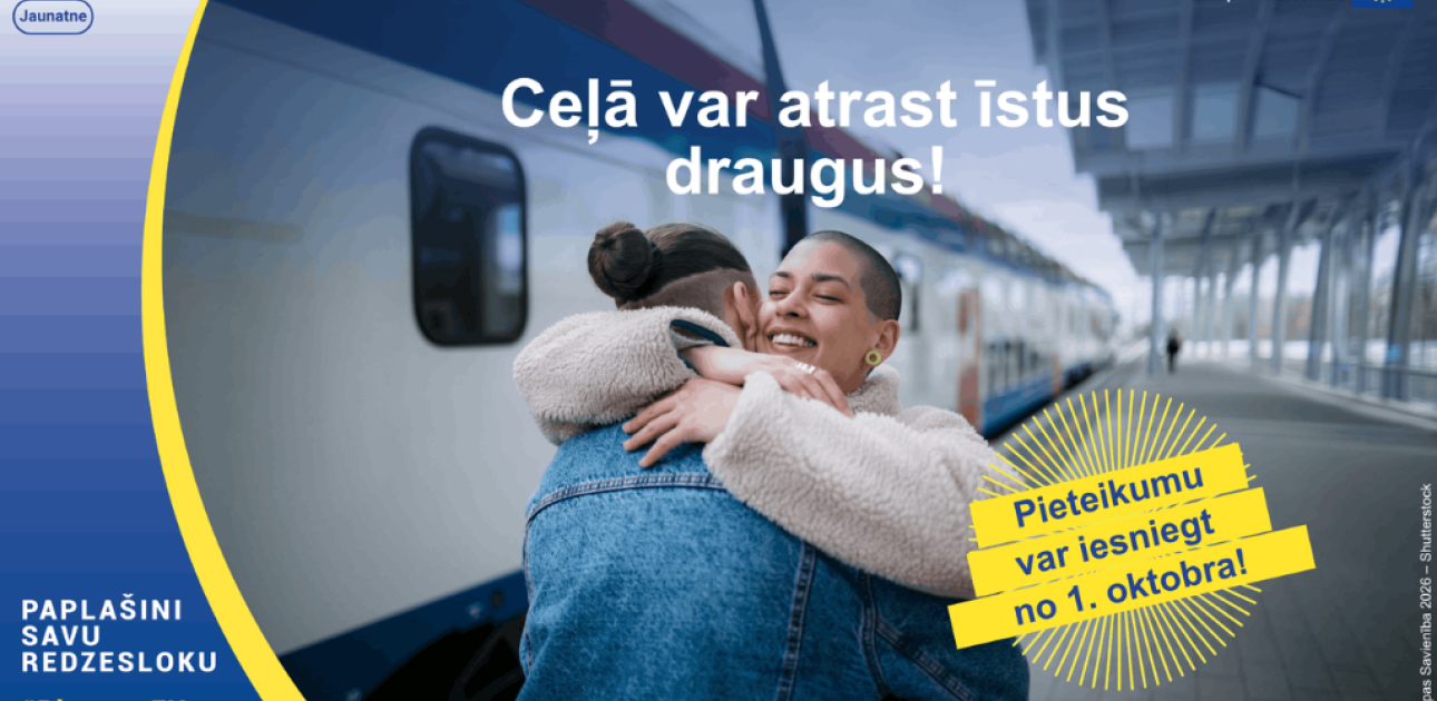 Jaunieši aicināti pieteikties ceļošanas kartēm un atklāt Eiropu ar “DiscoverEU”