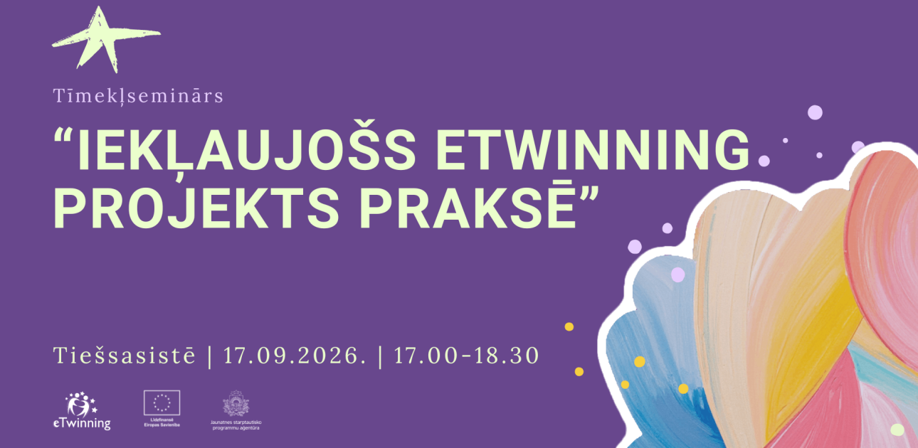 Aicina piedalīties tīmekļseminārā par bērnu ar speciālām vajadzībām iesaisti eTwinning projektos 