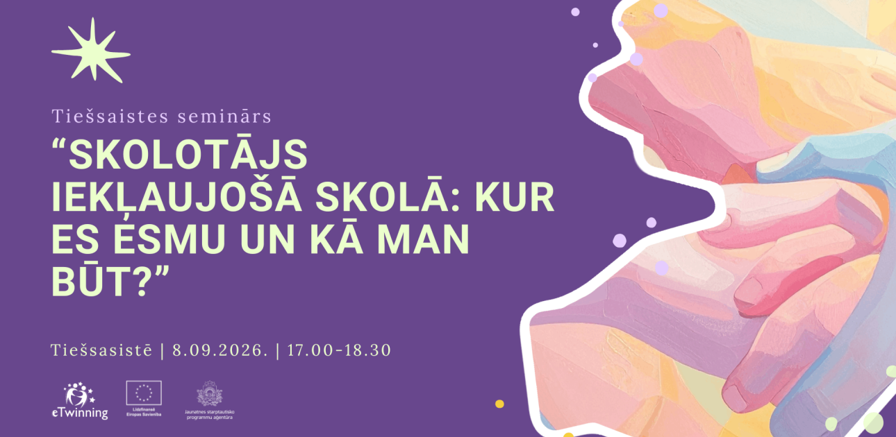 Tiešsaistes seminārs par iekļaujošas mācību vides veidošanu katram bērnam un skolēnam 