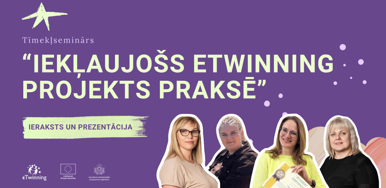 Iekļaujoša izglītība darbībā: aizvadīts otrs eTwinning rudens kampaņas tīmekļseminārs 
