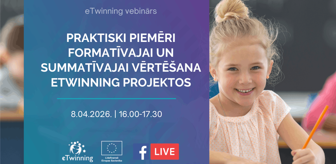 Aicina piedalīties tiešsaistes seminārā par vērtēšanu eTwinning projektos 