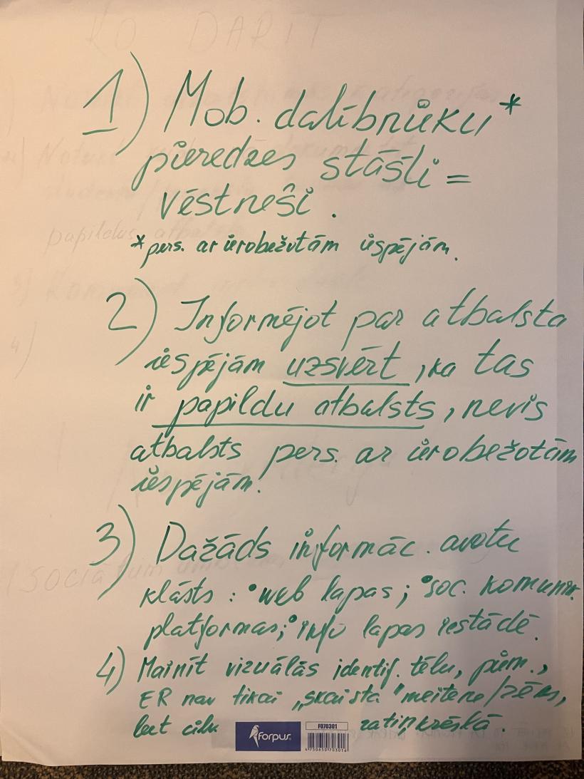 05.06.2024. seminārs Erasmus+ augstākā izglītība | ieraksti no Flipchart tāfelēm