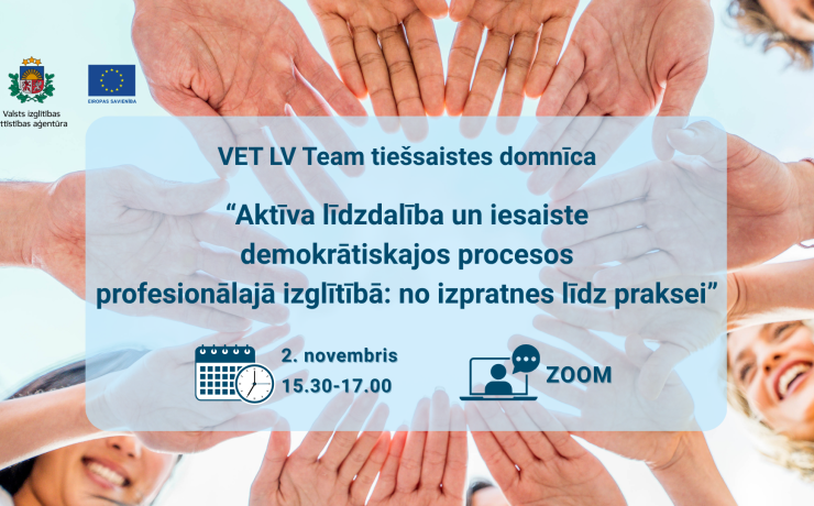 Aicinām piedalīties otrajā ā par aktīvu līdzdalību demokrātiskajos procesos profesionālajā izglītībā